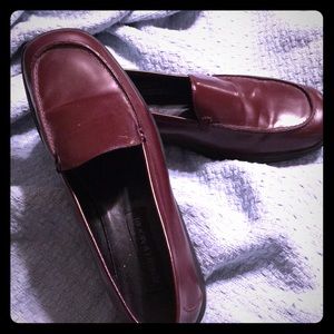 Jennifer Moore brown loafers . Worn once.